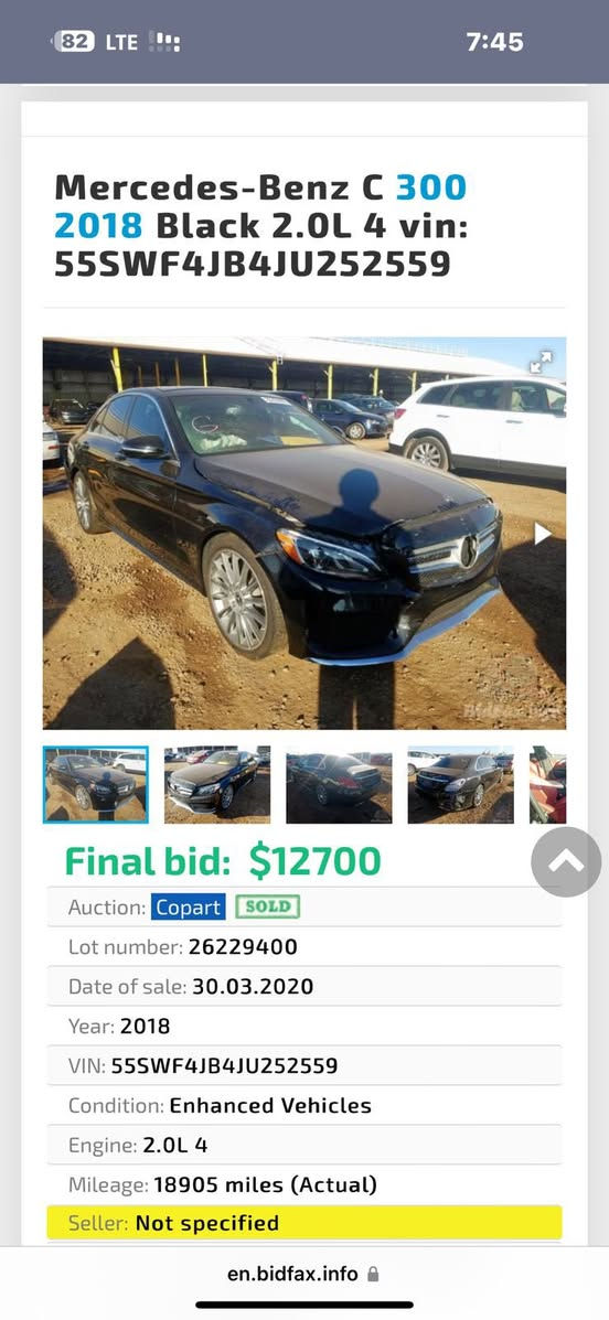 السلام عليكم
C300
موديل 2018 
حادثه هذه الي بامريكا 
وهنا بالعراق صار بيه شخط ونصبغ جاملغ الخلفي 
السياره فول الفول
داخل احمر 
رقم بغداد 
السعر 250 ورقه وبيه مجال 
اتصال ***********
