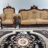 قنفات ١٠ مقاعد • خشب زان • الزبير البصرة