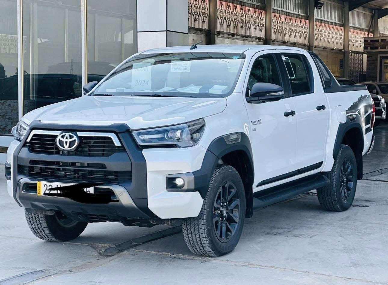 سلام عليكم👋
 للبيع تيوتا هايلوكس🛻
 ادفنجر ٢٠٢٤    
رقم اربيل
فول مواصفات للاخير 
‏ كويتي🇰🇼
٤ كامرات 📸
حساس امامي خلفي 
مري شفط 
قطعتين تبريد ❄️
٦ سماعات 🔊 
‏شاشة🖥️
بصمة 
باقي المواصفات معروفه
ماشية 18 الف 
لاستفسار 📞 ***********&& ***********
