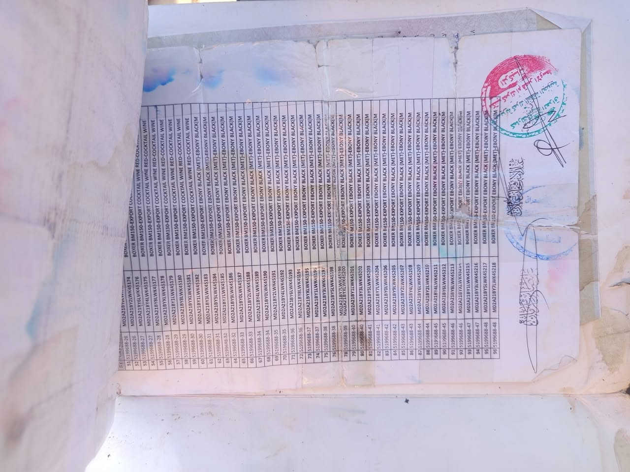 سلام عليكم بوكسر كلاسك بيها دخانه ونقص هورن واشاره اليسره الكدام فقط مكاني بغداد حي  سعرها ٦٥٠ وبيها مجال حك جيه دراجه ممغسوله امانت الله رقمي بي بس واتساب ***********
