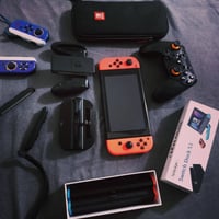 نتندو سويتش LCD العادي مهكر قطعه اصلي  نضامين معزول online + offline ب...