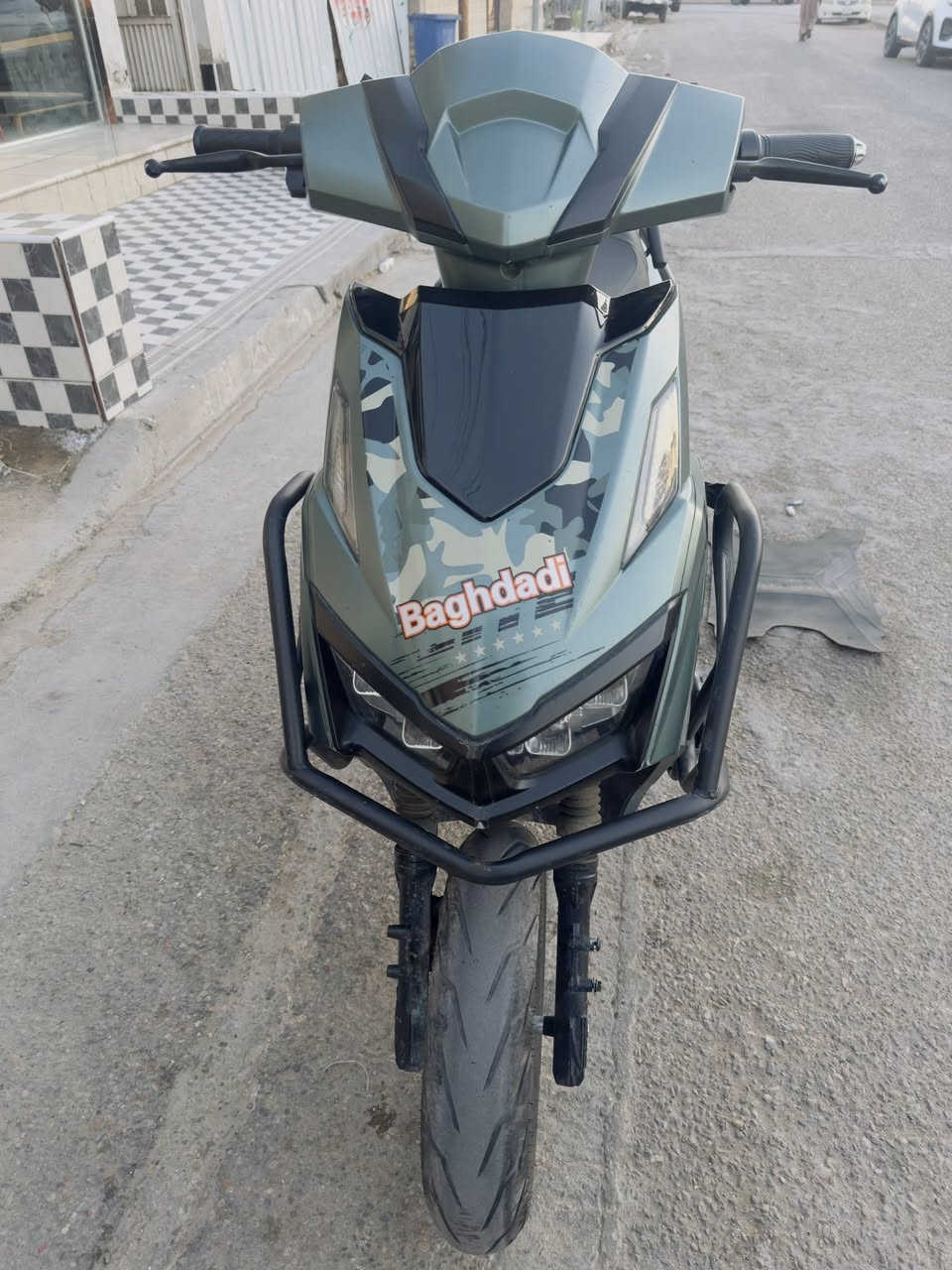 سكنس بغداد دراجة نضيفه حلوه سعرها 550 وبيها مجال لشراي ستفسار ***********
مكان حي جهاد
