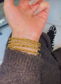 أساور ذهب • إيطالي • هدية مثالية