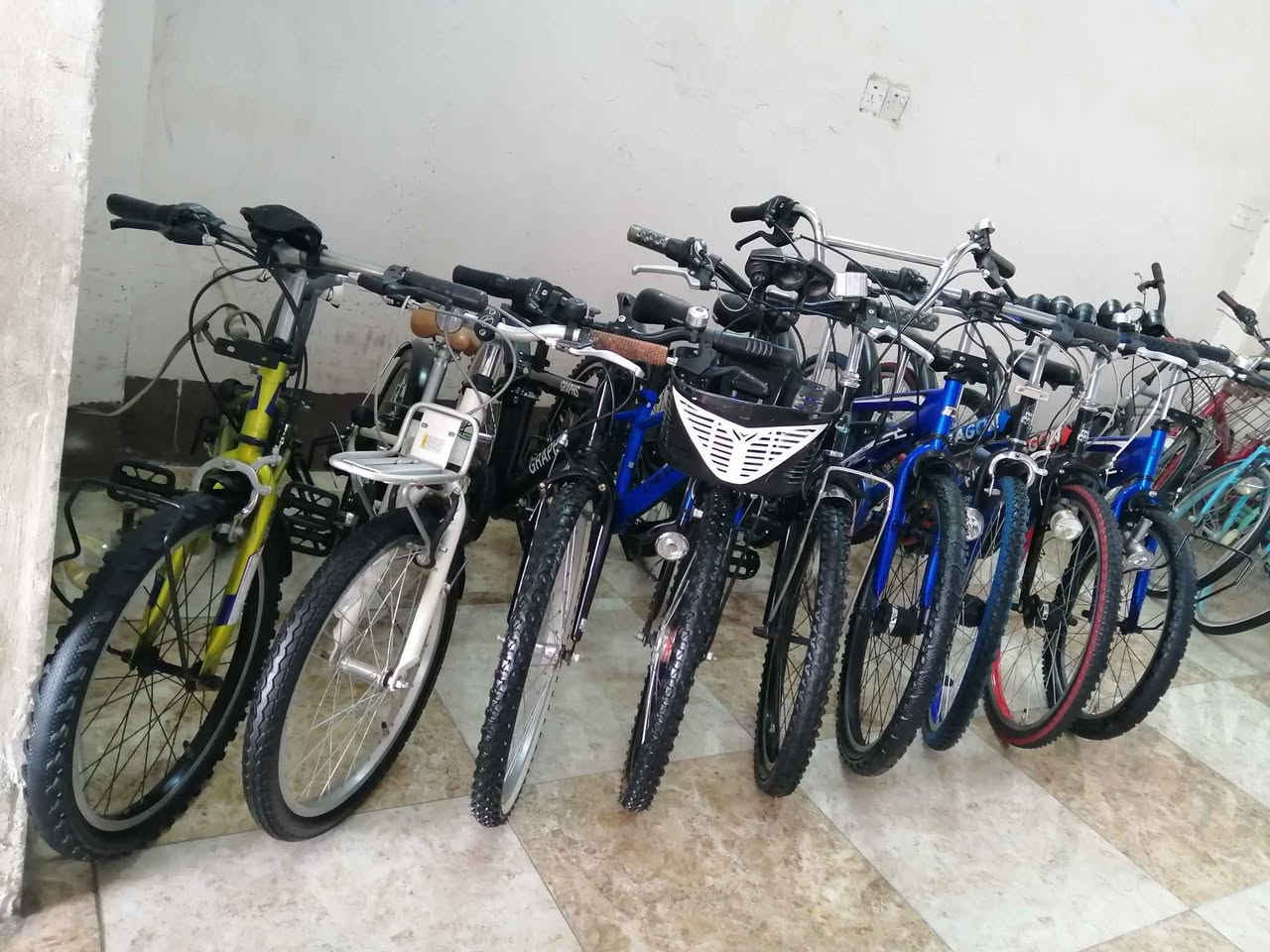 سلام عليكم
وصول وجبة جديدة
بايسكلات للبيع باله ياباني حجم 12 و حجم 14 و حجم 16 و حجم 18 و حجم 20 و حجم 22 حجم 24 و حجم 26 و حجم 27 مواصفات و بدون مواصفات موجود كل سوبر لوك بالكارتون نظافة100%

عنوان محل :كركوك حرية _مقابل تكية و جامع شيخ محمد _يم ملعب دولي شورجة.
رقم موبايل :***********
