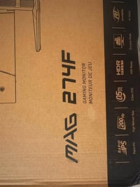 شاشة MSI • ٢٧ بوصة • ١٨٠ هرتز