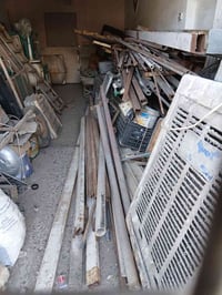 ٢طن حديد متنوع أشكال القياسات من ١ متر الئ ٦ متر بغداد الشعب ٠٧٧٢٥٦٦٥٤...