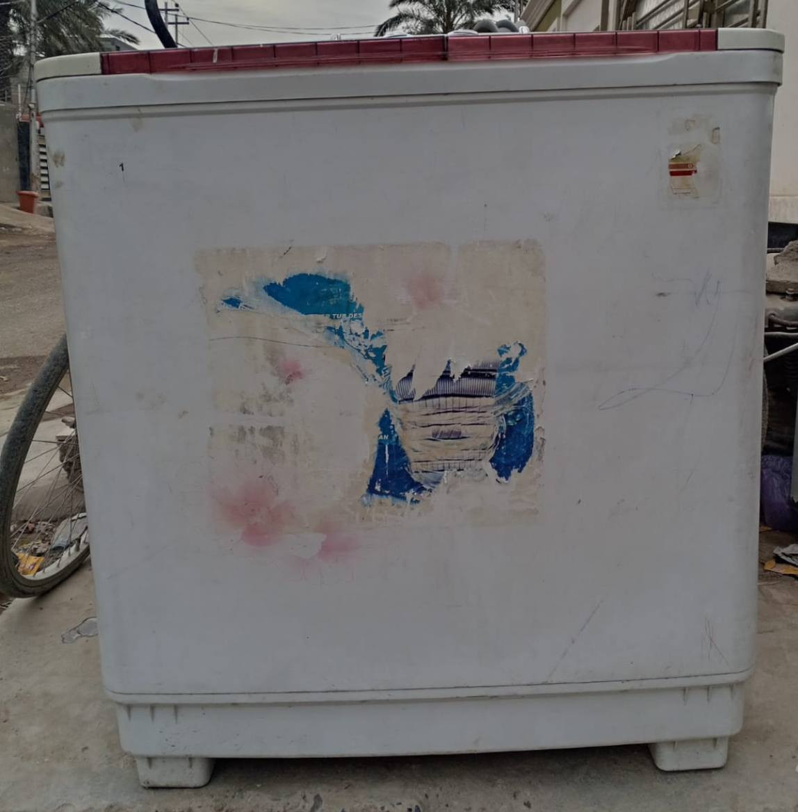 السلام عليكم غسالات للبيع سعر البيضة ب75 وسعر الحمرة ب 65 مكاني بعقوبة المفرق الاستفسار اتصال فقط ***********
