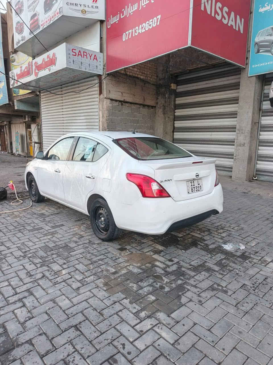 السلام عليكم
للبيع نيسان سني هندي  موديل ٢٠٢١ بليته زركه السعر ٩٧ العنوان بغداد الزعفرانية  الرقم***********
