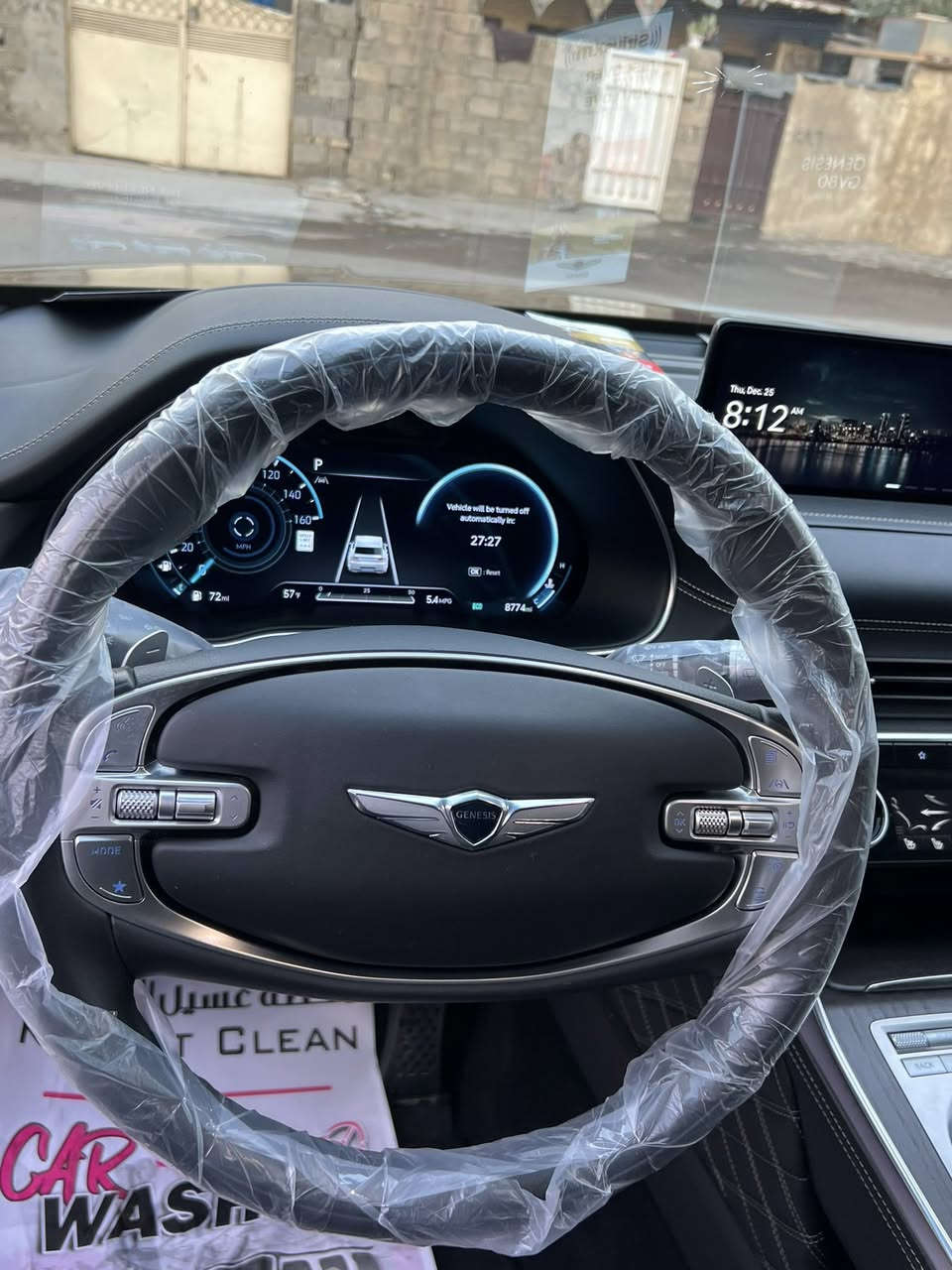 جينسس gv80 برستيج
سنة الصنع : 2024
 
السعر : 440 وبيها مجال بسيط 
بدون حادث ❌ فقط جاملغات ثنين سرقه 
🔷بدون ايرباك 
🔷المواصفات:🔥
🔹حجم المحرك 6 سلندر 3.5L توين توربو 
🔹عداد المسافة 8000  الف ميل فقط ❌
🔹جميع الابواب كهرباء (soft close)
🔹سمارت بارك (تحريك السيارة بالريمونت)
🔹عين سحرية
🔹كاميرات 360 درجة
🔹رادار امامي وجانبي وخلفي
🔹تنبيه الخروج عن المسار
🔹حساسات امامية وجانبية وخلفية
🔹انارة داخلية سحرية متغيرة الالوان
🔹سقف گنتارا
🔹فتحة سقف بانوراما
🔹ستائر خلفية كهرباء
🔹جنطة كهرباء
🔹غرفة جلد ابيض مطرز
🔹 كرسي السائق مساج
🔹تبريد وتدفئة الكراسي الامامية والخلفية
🔹كراسي كهرباء بالكامل
🔹ميموري كرسي السائق 
🔹فور ويل AWD
🔹ويل كب حجم 22 انج مع اطارات بحالة جيدة
🔹5 وضعيات للقيادة
🔹شحن وايرلس NFC
🔹انارة ترحيب شعار جينسس
🔹سستم الصوت BANG&OLUFSEN
🔹بصمه ابواب و تشغيل وتشغيل عن بعد
🔹مع باقي المواصفات الاعتيادية

السيارة جداً جديده بالعافيه علي تكون من نصيبه 

مكان السياره بغداد 
***********
