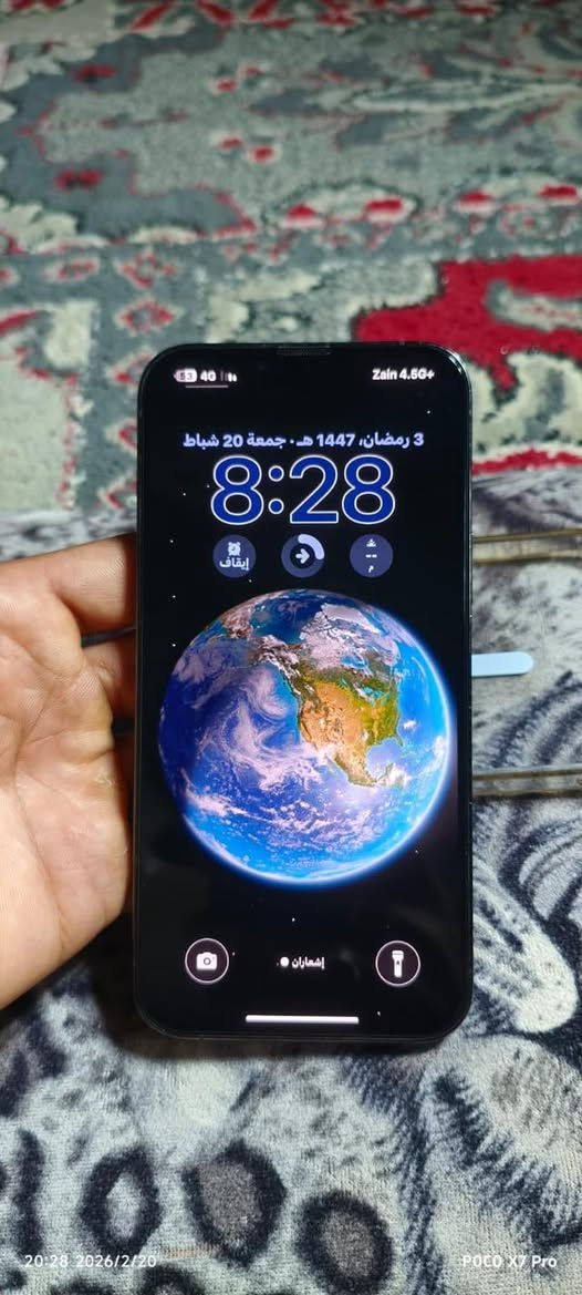 سلام عليكم 13 برو ماكس ذاكره 256 بطاريه 93 جهاز فول نضافه جلخ مابي شرط الفحص أمريكي مكفول سعر 700 اتصال ***********
