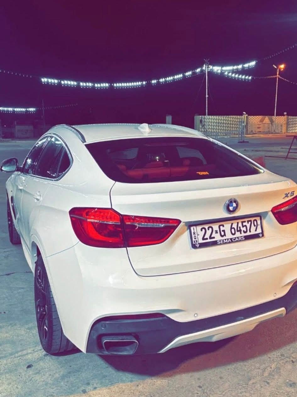 السلام عليكم للبيع BMW x6 2015 خليجي عروش
‏ماشيه 150 سيارة مواصفات Mبكج فول 
‏ 6n55 سلندر محرك كير مكفول برغي مامفتوح 
‏رقم اربيل بأسمي بيه قطعتين ونص صبغ بدون ضربة اثر شخط 
‏المواصفات
‏رادارات 
‏شاشات خلفيه بلاديه 
‏بردات بلادي
‏بصمات 2
‏صالنصه رياضي بلاد
‏شفتات ستيرن
‏وبعد هواي مواصفات معروفه 
‏السعر 245 وبيه مجال مكاني كربلاء المقدسة
‏للتواصل ***********
‏
