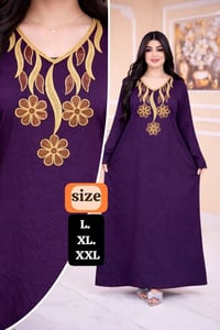 دشداشه كشمير • مطرز وستراس • مقاسات L-XXL