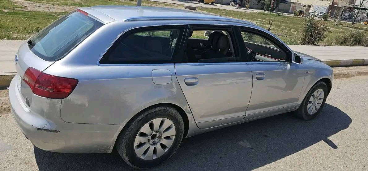 سلام عليكم اخوان audi a6  للبيع 
اودي حجم A6 موديل 2008 محرك جديد مشدود 6 سلندر حجم 2400 
كیر اوتماتيك بس بي خربطه ماعرف يمكن يرادله برمجه السياره وياها محرك احتياط 
كهربائيات كلها بلاديه 
تبريد بي ليك بل فريز وجامة الخلفيه قبل سبوعين جهال بل منطقه كسروه وباقيه على وضعه 
موصفاتها سلايد بريك بصمة 4 بردات خلفيه بلاديه شاشه اعطال مري شفط هيترات بل مري ويل كب بلادي سيدي جنجر 12 قرص وبعد بيها هواي مواصفات السياره خير من الله ومال بيت
اخوان السعر 63 ورقه وبيه مجال حك جيه شراي يتصل العنوان واسط / العزيزية 

واتساب *********** 
اتصال هاتف :-***********
رقمها بغداد والسياره باسمي
