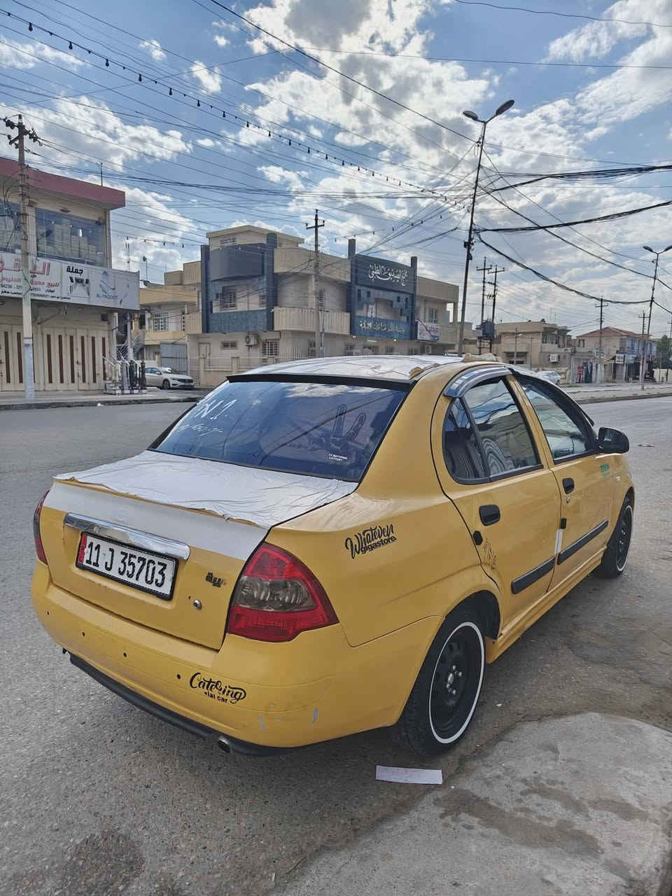 طيبه موديل15
سياره جاهزه من كل نواحي
مكينه أثر صرف فقط
طخم امامي خلفي جديد
باتري جديد 
طخم تاير 
تبريد ثلج حماوه ماكو
بدون ضرر
بيها صبغ مكانات فقط
هيئة غرامات صفر سنويا 31
تحويل بل موصل 
السعر 38 بيها مجال قليل 
***********
***********
