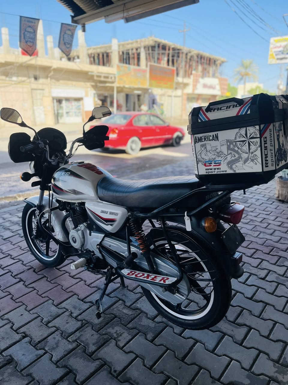 يالله السلام عليكم 🩵🕊️
#بوكسر للبيع او مراوس موديل 2023 رقم ديالى  انكليزي هزة جديدة بسمي تحويل ثاني يوم دراجة كفالة عامة كل نقص مابيها ماشية شي قليل  #سعر 2500 وبيها مجال للشراي #عنوان ديالى الخالص 

معرض           أبن الأكابر        

               ***********

           ***********
