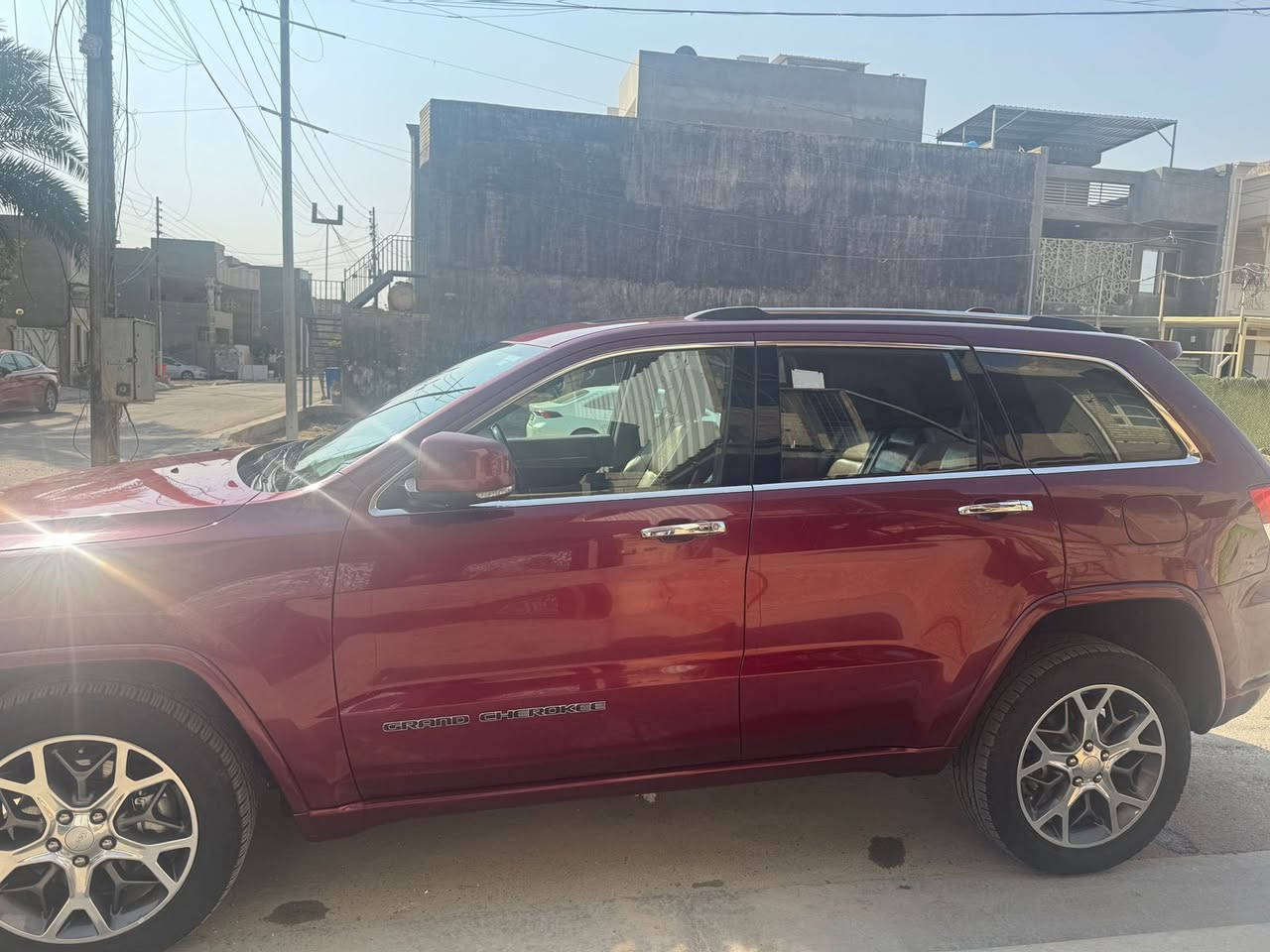 جيب اوفر لاند خليجي موديل ٢٠٢١ لون كرزي مكفولة عدا شبر صبغ فقط بيع او مراوس ***********
