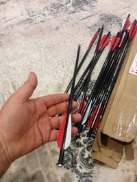 سهام ألياف زجاجية • للصيد والرمية • ١٢ قطعة