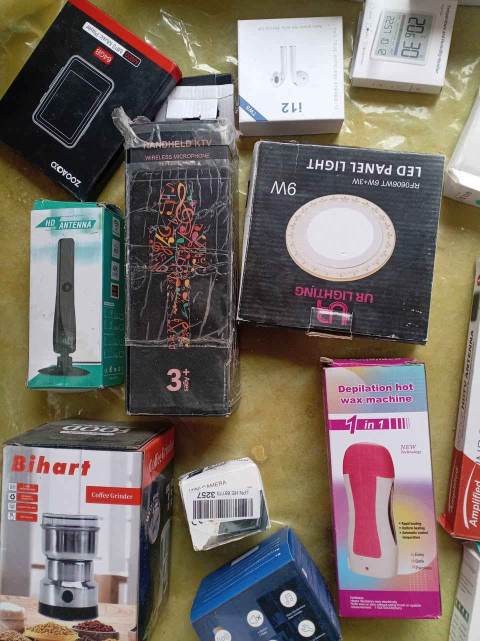 سلام عليكم ورحمة الله وبركاته
شلعه امزون كتروني عدد 25  سعر 100 الف
يعني تطلع عليك القطعه ب 4 آلاف
توصيل 🛻 5 آلاف لكل محافظات العراق
يعني تجنك 105 واصل على أول تم وبلعافيه


**إذا كنت صاحب هذا الإعلان وتريد حذفه لأي سبب، رجاءا أرسل رسالة إلى الدعم الفني**