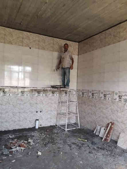 خلفه سيراميك عمل درجه اولى جداري ارضي والتزام بالموعد *********** عملي في كربلاء
