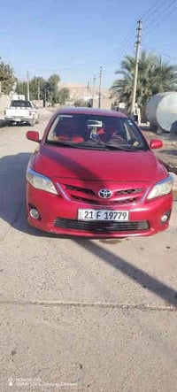 مكلف بلنشر   سياره كورلا موديل 2011 امريكي  رقم سليمانيه انكليزي  تبري...