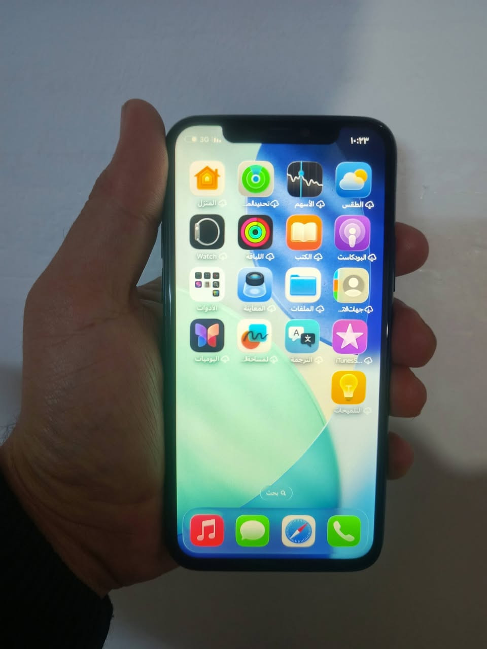 ايفوان11لبيع جهاز جديد ذاكره 256
مبدل شاشه اصليه ٣خيارات فيس ايدي واكف

وبطاريه 100 وشرط احسن نوعيه
بس كامراته الخلفيه تريد تنضيف

سيمكارت شغال وي فاي شغال كامراته فول دمعه تصويره

سعر ١٧٠ وبيه مجال ***********
