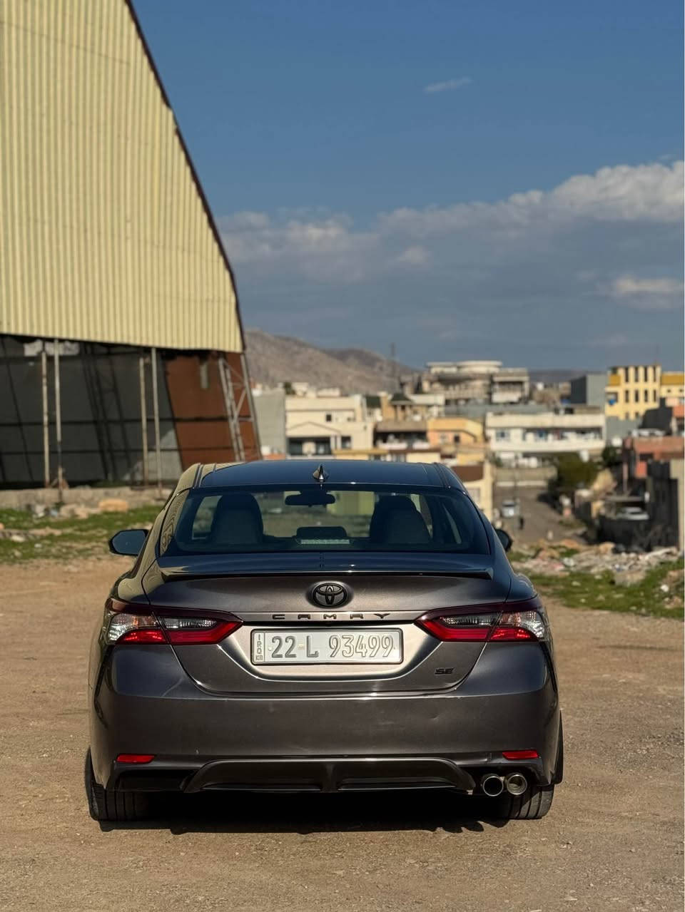 تيوتا كامري SE
موديل/2024
سبغ/ايك پارچه و نيو 
ايرباك/ هه مي شه رتن
سعر بلاش/185$
رقم سه نه وي جديد
بشت و بيش كه بس
گير و مه كينه شه رت
غرقان و برين شه رت
شانصي و به ته نه شه رت
مواصفات SE
شاشه مه زن
حساس
رادار 
كاميره
قوديك رادار
قوديك ايشاره
ويل كروم
هه ر چار تا جديد
٣ مود 
ايكو 
سپورت
نورمال
گير توماتيك
جام كاره باي 
لايت ليد
لايت زينو
كوشن كاره باي
شوين /ئاكري *********** اكر, نينوى
