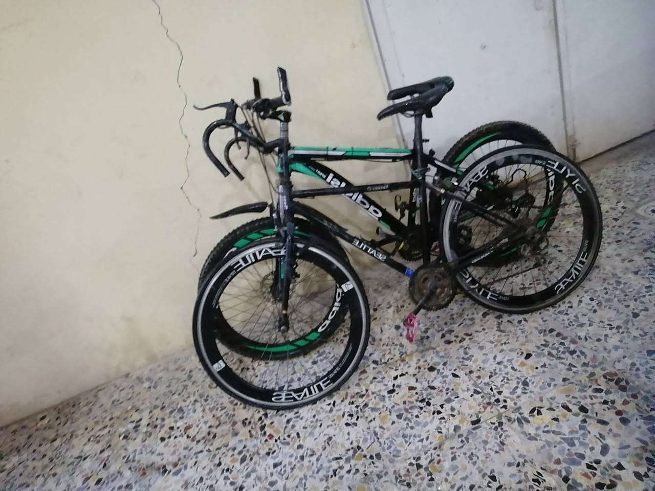 بايسكلات عدد ثنين واحد جبلي عوزه فقط عكرب والثاني مال سباق نوع رود عوزه فقط جوابه باسلات حلوه أو نظيفه 
مكاني حي النداء شارع مجمع بيتي السعر ١٣٠ ثنينهن


**إذا كنت صاحب هذا الإعلان وتريد حذفه لأي سبب، رجاءا أرسل رسالة إلى الدعم الفني**