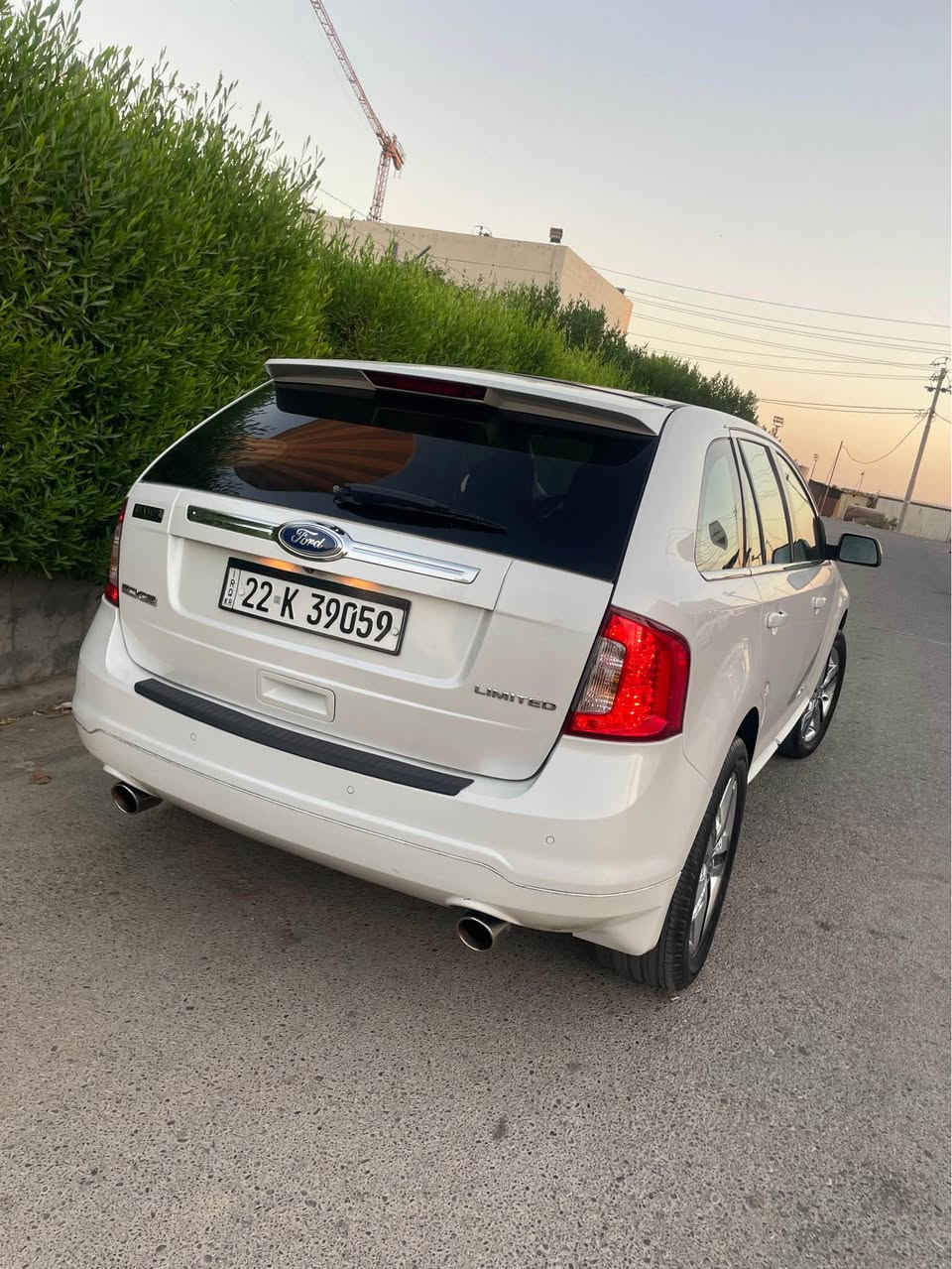 ‎گيج ئةليكتروني سئ شاشةوبةسمة
‎ناو كريمي و ٧رةنگ 
‎كوشين جلدو كارةبايي و هيتةر و خةزن
‎دةبل گير و تاك ئةكسل
‎شاشة گةورة و ١٠ سةماعة سيستةمي ئيمپريفايةر سوني
‎سةقف پاناروما
‎كودي دةرگا
‎كاميرةو حاسسة
‎ئاوينة رادار
‎سوندوق شةفت
‎ويل 20ئينج و كروم
‎زور مواسةفاتي تر...........
‎سةيارةكة زور خاوين ماوةتةوة بةناوي خومة هةزةو سةنةوي ورةقةمي نويية مەکینەی نوێ بە شەرت بةس بونيتي كةميك ساردة كوتة لةگةل بستيك بوياغي هةيةكة لة وينةكة دياريم كردووة سعري١٣٨ وةرةقةية  كةميك مةجال
‎بو زانياري زياتر پةيوندي بةو ژمارةية بكة
***********

‎فورد ئيدج  Limited فول قةپات مواسةفات موديل 2011 مةكينة 3500/ 6پستون ژمارة *********** أربيل, العراق
