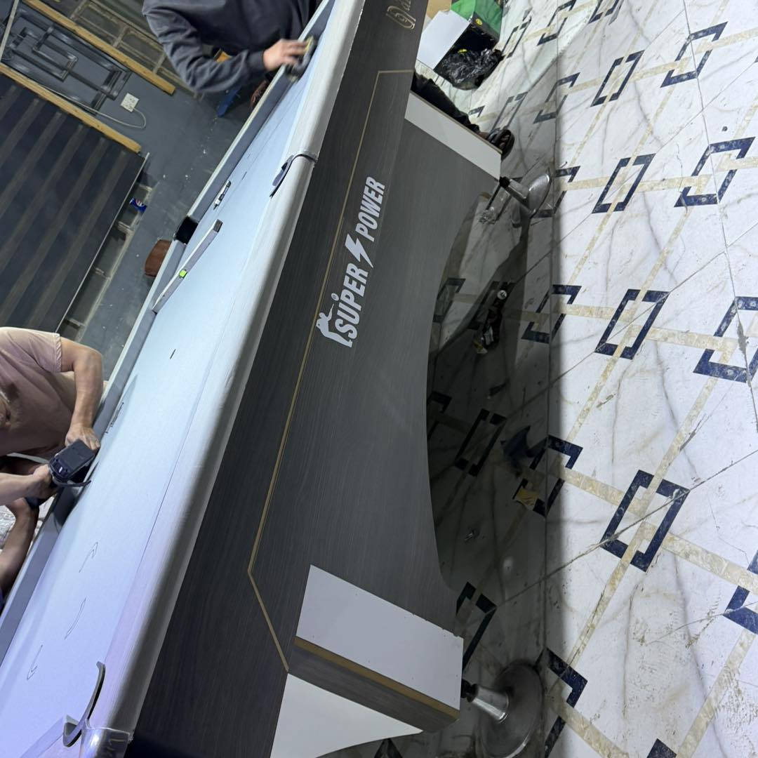 تم وصول وجبة من طاولات البليارد نوع SUPER POWER
صناعة تركية ضمان 5 سنوات وبسعر جداً مناسب سعر المستخدم. راح اخليك تاخذ جديد ملاحضه مرمر ستيراد صيني يعني فول عدالة راسلني وادزلك عدالة المرمر. للحجز أو الاستفسار مراسلة الصفحة عنوان بغداد حافض القاضي تجهيزات محمد هاني. وايضاً تجهيزات الأسطورة يتوفر شد ونقل لجميع محافظات العراق 🇮🇶 
***********
