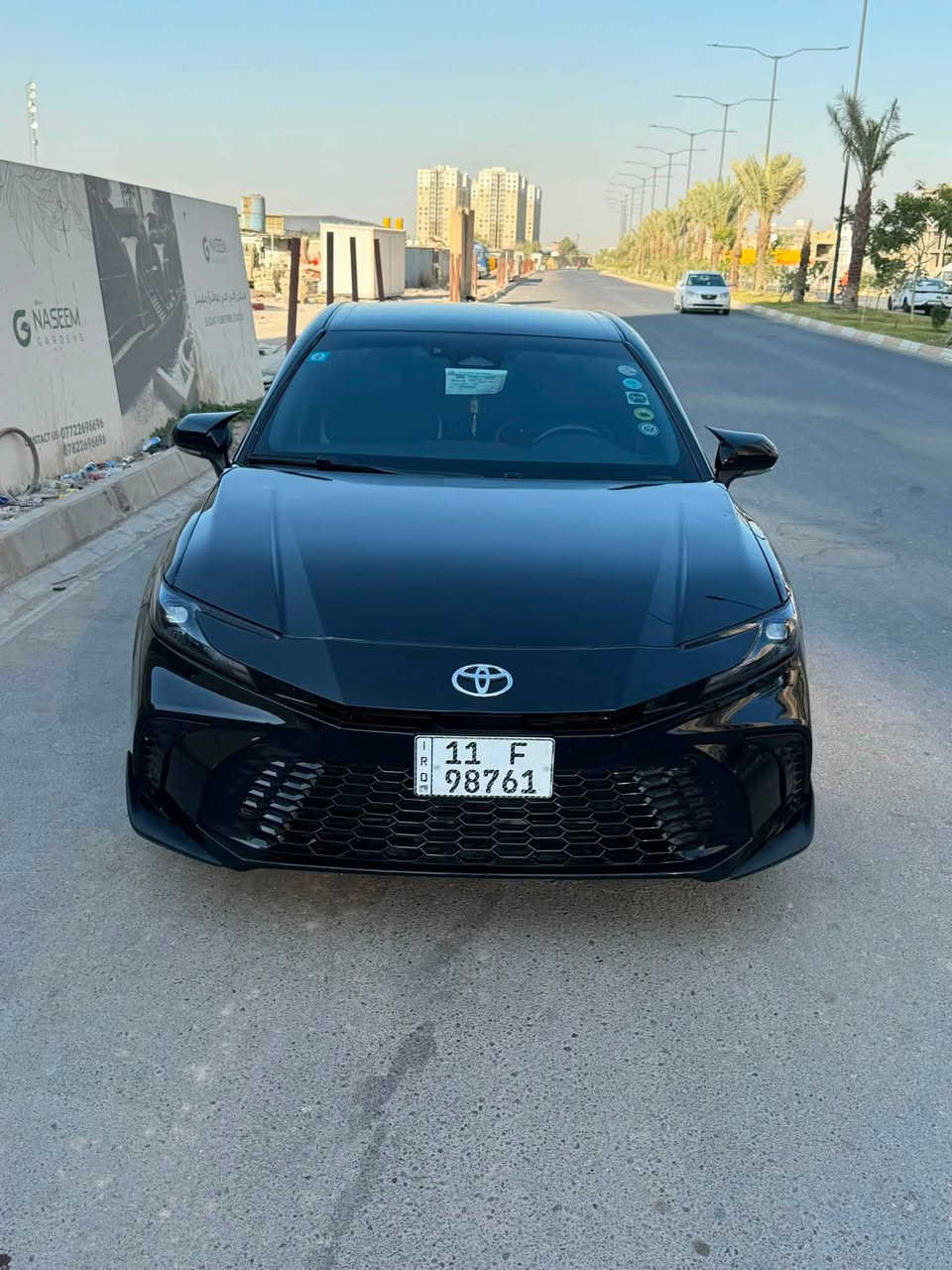 السلام عليكم
للبيع كامري 2025 هايبرد وارد امريكي 
حادث بنيد+ جاملغ  رقم بغداد بأسمي 
مواصفات se 
#السعر 180$
شاشة وكامرة 
رادار امامي وخلفي + جوانب 
اشاير بالمري
تبريد قطعتين 
كشناد جلد + كشن كهرباء 
مودات قيادة 
رادار قرأة الاشارات المرورية 
توقف ذاتي عند الاقتراب 
شفتات ستيرن 
عدادات ديجتال 
شحن واير ليس 
ويلكب 18 
مكان السيارة بغداد 
للاستفسار ***********

