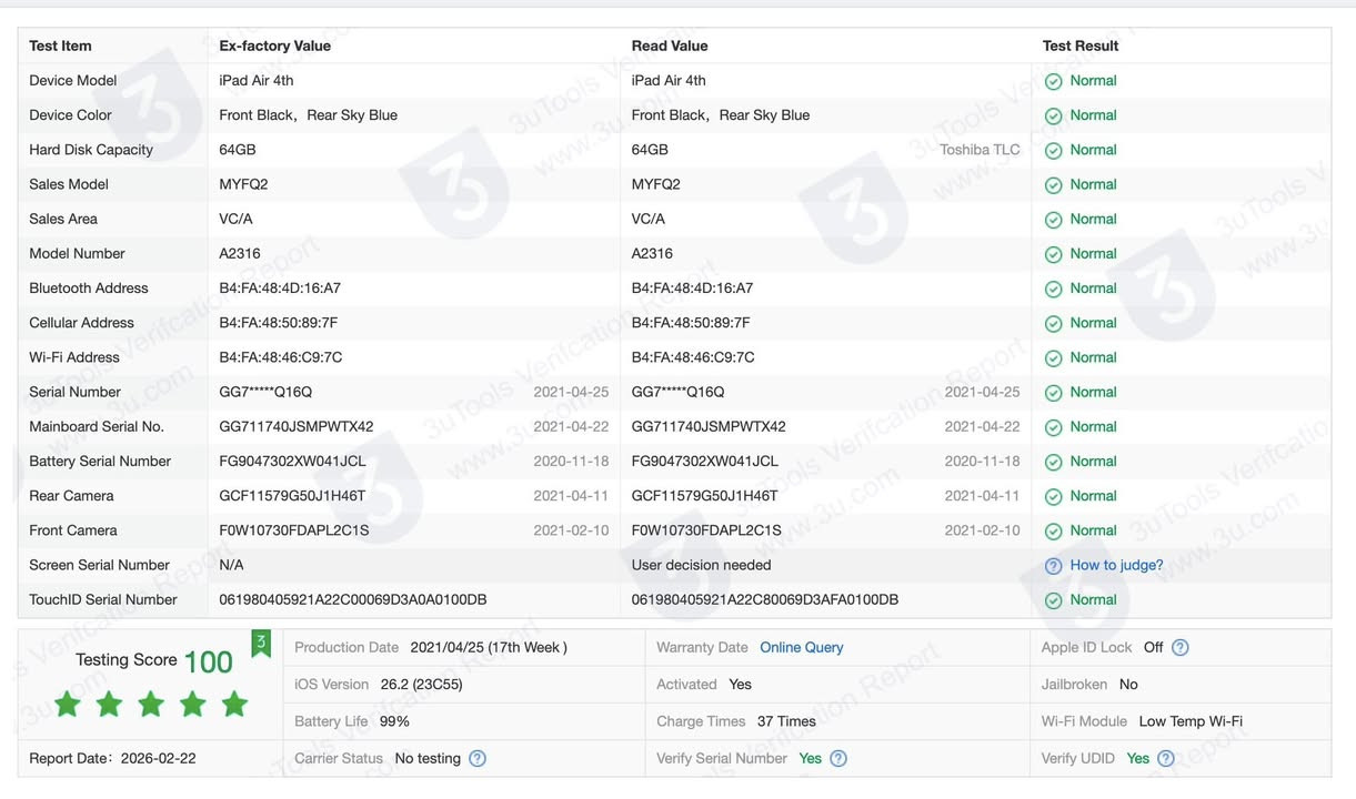 للبيع
iPad Air 4th (4th generation)
ايباد اير الجيل الرابع

شاشه 10.9

مساحه 64GB

بطاريه 99‎%‎

حاله ممتازه  بدون اي ملحوظات
المكان القاهره


**إذا كنت صاحب هذا الإعلان وتريد حذفه لأي سبب، رجاءا أرسل رسالة إلى الدعم الفني**