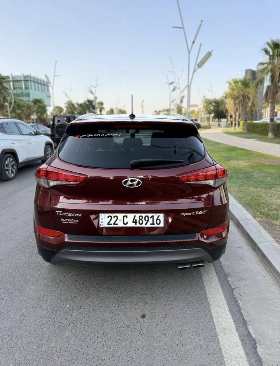 السلام عليكم
هونداي توسان سبورت 
موديل 2016
المحرك 1600 تيربو ✈️🚀
ماشية 63
السيارة فول مواصفات ماعدا البانوراما
بيها قطعة وحده صبغ لا دواخل ولا أرباك 
سيارة باسمي تحويل وكالة ثاني يوم 
مكان السيارة اربيل شارع 100 
***********
***********
