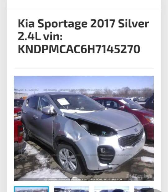 سبورتج 2017
سبورتج 2017
واريد امريكي محرك GDi 2400
رقم بغداد
حادثهه جداً بسيط موجود بالصور التواصل ولاستفسار على رقم صاحب سياره ***********
