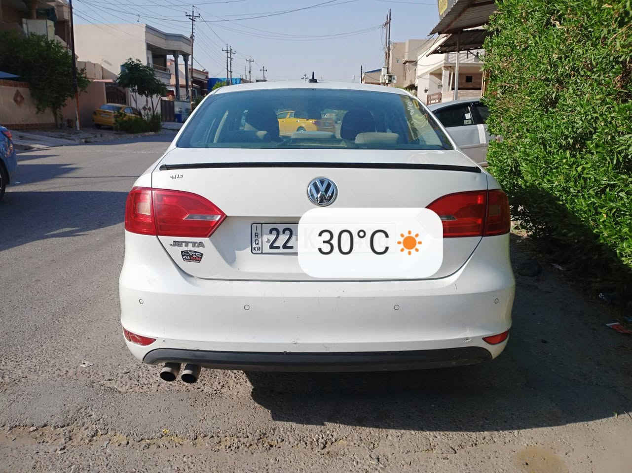 🚨🚦للبيع  فقط 
للبيع: سيارة فولكس فاجن جيتا (Jetta) موديل 2013، جاهزة للاستخدام الفوري وبحالة ممتازة جداً.

&المواصفات والخصائص:
،1_المحرك والكير: بحالة ممتازة (بشرط الفحص، مكفولات بالكامل).

2_الحالة الميكانيكية: صافية تماماً وخالية من أي أعطال أو مشاكل، شغل واطلع.

3_الضرر: لا يوجد أي حادث قوي، الضرر مجرد رصعات .

4_نظيفة جداً، ومصروف عليها وجاهزة من كل النواحي. 

للمهتمين والشراية، السيارة متواجدة للمعاينة والفحص.
للتواصل والاستفسار/ ‏‪***********‬‏
