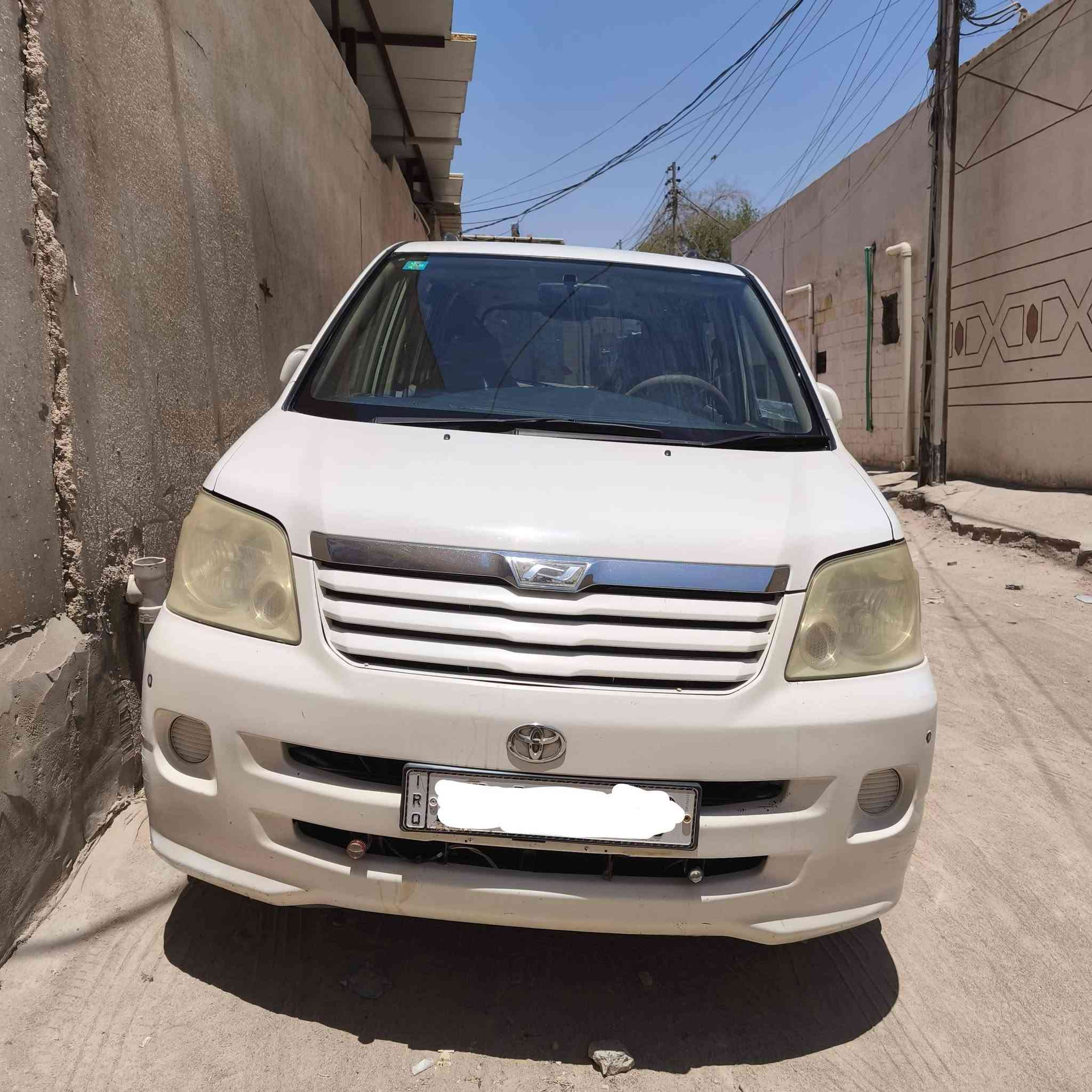 تويوتا نوها ٢٠٠٣ ٧ راكب رقم انكليزي ناصرية مشروع وطني بأسم واحد بالبصرة سنوية لل٢٩ سيارة جاهزة تبريد تمام محرك ٢٤٠٠ سيارة نظيفة مكفولة من الضربة و الكص و العيب الشرعي 
شاشة كاميرا خلفية مري شفط
السعر ٨٠ ورقة
مكاني بصرة زبير
للتواصل ماموجود بالفيس ***********
