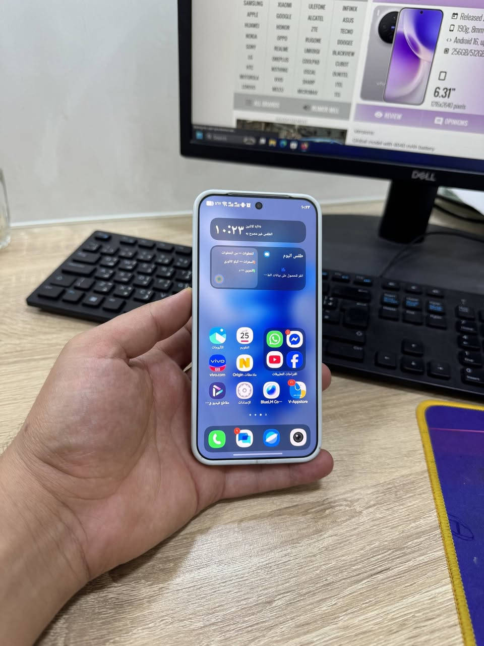 سلام عليكم
للبيع فيفو X 300
الشاشة: 6.31 - 120 هرتز - LTPO AMOLED
الذاكرة:256/16
الكاميرا من زايس:200 + 50 + 50 
المعالج: Mediatek Dimensity 9500
البطارية:6040 - 90 واط
مستخدم قليل جدا 
نظافة 100% 
كامل ملحقات 
السعر 860 وبي مجال 
مكاني نجف توصيل متوفر 
***********
