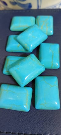 حجر فيروز • ٢٠×١٥مم • مضغوط