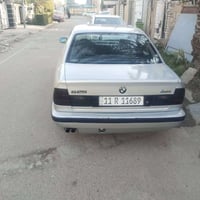 سياره BMW  موديل 1990 رقم بغداد مشروع وطني تحويل 525 محرك 25 مفتوح كير...