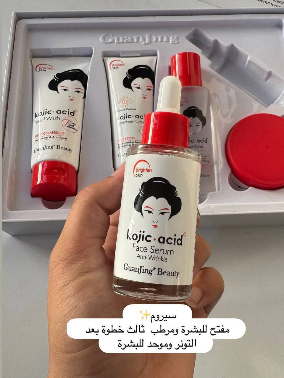 وصل من جديد
☀️🌟🌟🌟🔥🔥

مجموعة العناية بالبشرة كوجك اسيد بحمض الكوجيك

لتبييض البشرة - منتجات ؛ إشراقة كورية مع مجموعة العناية بالبشرة Kojic Skin Care Kit بحمض الكوجيك المستخلصة من مكونات طبيعية من فطر الأرز لتبييض البشرة وتقليل ظهور البقع الداكنة وفرط التصبغ.

تضم مجموعة العناية بالبشرة بحمض الكوجيك 5 قطع بما في ذلك تونر التفتيح ، كريم الوجه الليلي ، كريم صن بلوك النهاري ، و مصل الوجه.

كوجي اسيد تونر حمض كوجيك / تونر لتفتيح البشرة مزدوج المفعول للتنظيف ، بتركيبة من حمض الكوجيك التي تساهم في تفتيح البقع الداكنة و توحيد لونها كما يعمل على شد المسام وتنظيم درجة حموضة البشرة.

سيروم حمض الكوجيك / يساعد على تفتيح البشرة دون انسداد المسام ، سيروم كوجيك اسيد لتفتيح الوجة منتج فعال بتركيبة حمض الكوجيك و النياسيناميد. كريم تفتيح الوجه الليلي كوجيك اسيد / يساعد في تقليل الهالات السوداء و توحيد لون البشر ، كما يحفز خلايا البشرة ويساعد على تفتيح البقع و العيوب

وتحسين مظهر التصبغات.

*كريم تفتيح الوجه النهاري كوجيك اسيد / يساعد في ترطيب البشرة بعمق كريم صن بلوك النهاري / لحماية البشرة من أشعة الشمس فوق البنفسجية يساعد حمض الكوجيك فعال في تفتيح البشرة وتقليل التصبغات و الحد من ظهور البقع الداكنة.

يعمل حمض الكوجيك على توحيد لون البشرة وتعزيز مظهرها العام و تقليل ظهور التجاعيد وخطوط الوجه الدقيقة

فولو #فولومي #فولورز #اكسبلور_فولو #ضيفوني #الاكسبلور_فولو💕 #متابعة_للبيج #ضيفو #متابعين #زياده_متابعينك #ضيفو #متابعين_انستقرام #متابعة #يستحق_المتابعة #تستحق_المتابعة #فولو_مي #فولو_باك #فولوباك #بيع_فولورز #فولو4فولو #اكسبلور #لقطة #لايك #دعم #تفاعل #لايكات #كومنت #كومنتات #اكسبلور


**إذا كنت صاحب هذا الإعلان وتريد حذفه لأي سبب، رجاءا أرسل رسالة إلى الدعم الفني**