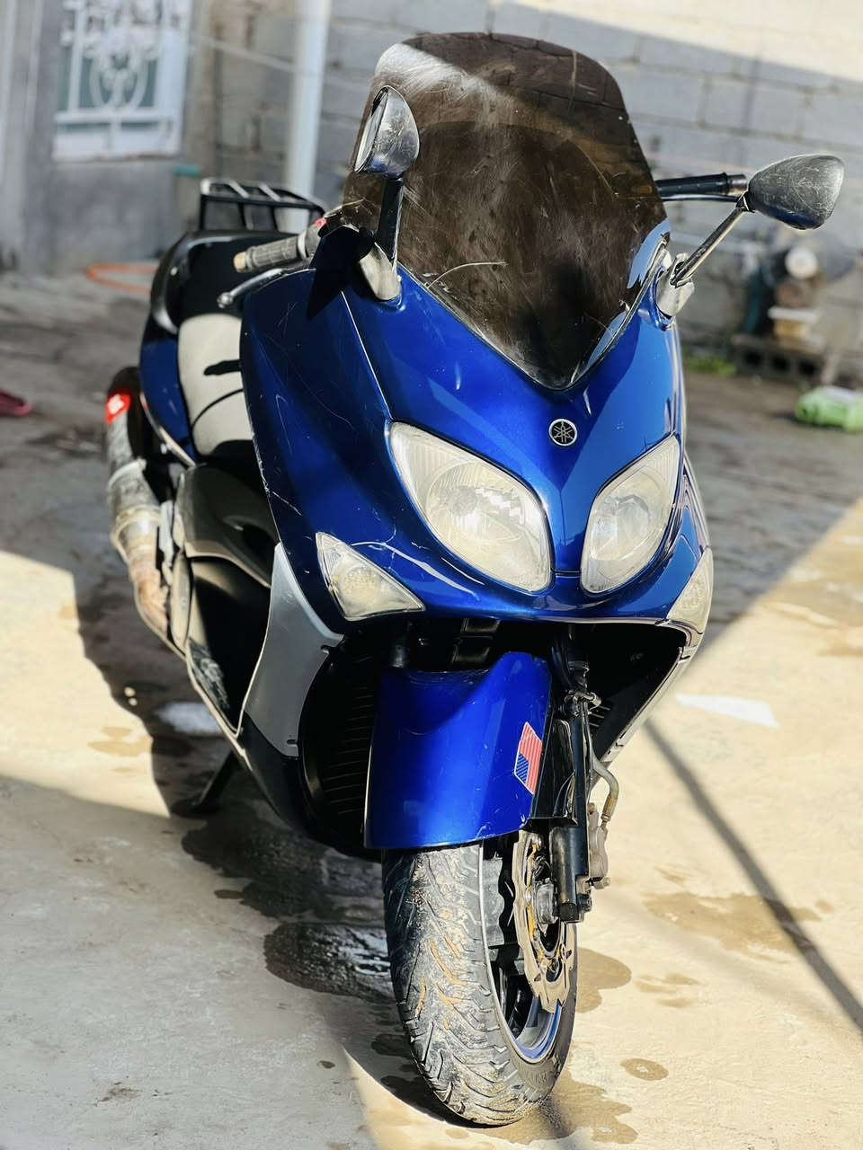 سلام عليكم
تي ماكس ٢٠٠٨
مكينة مكفولة منل فتح 
دراجة خير من اللة 
مكاني كربلاء 
***********
