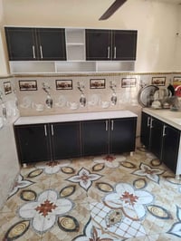 كاونتر خشب MDF • مترين • سِنك مرمر ١٫٢٠م