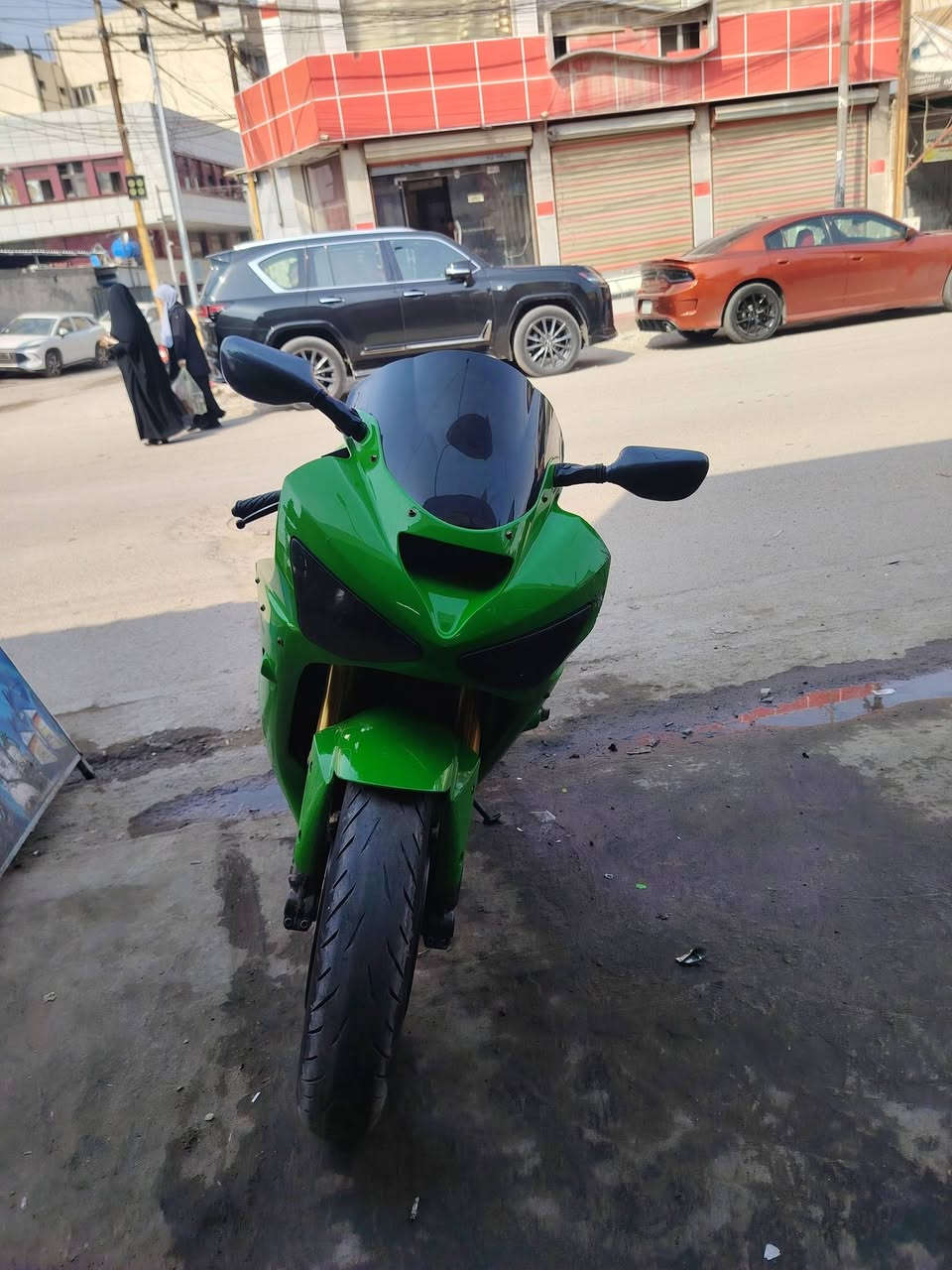 كاوسكي للبيع 636 موديل 2004 دراجه اول كصه بعدها ع السحك بيها كم كسر ب كفر الايسر  نكلبت كلبه بسيط مكانها بغداد  ***********
