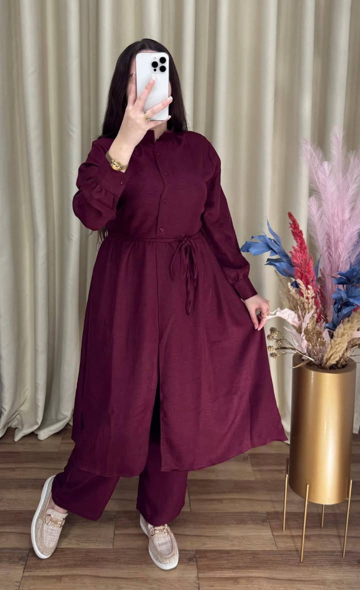 ✨  أونصومبل لولان وصل! ✨
رجوع الطلب بزاف 🔥
👗 موديل طويل وأنيق
✔️ قماش ممتاز ومريح
✔️ ستايل راقي كيناسب كل الأوقات
📏 المقاسات: M / L / XL / 2XL / 3XL


**إذا كنت صاحب هذا الإعلان وتريد حذفه لأي سبب، رجاءا أرسل رسالة إلى الدعم الفني**