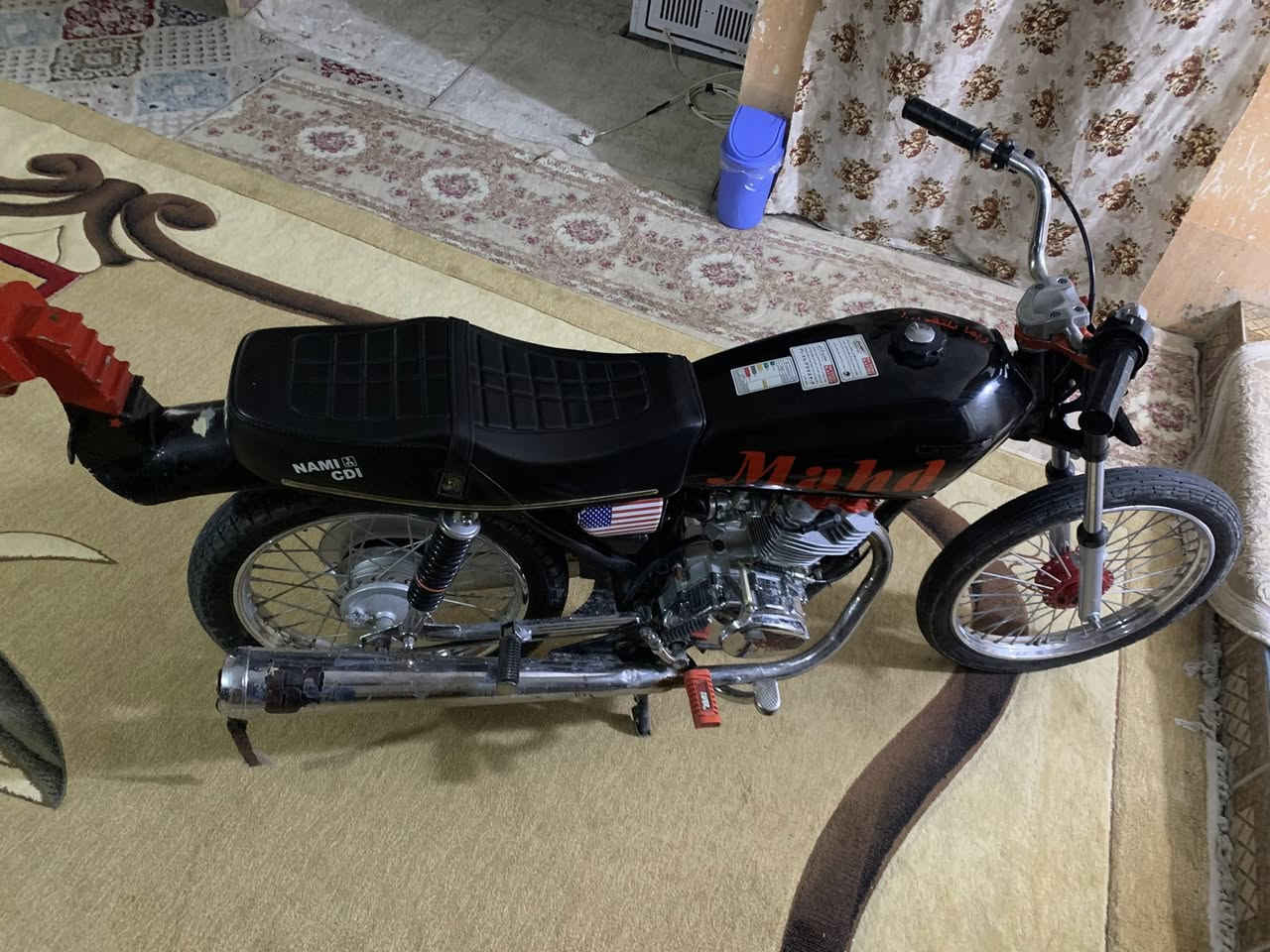 السلام عليكم ورحمة وبركاته دراجه مگر ستار تك خانقين أربع گير موديل 25بعدهة زيرو مكفوله سبايدر باكستاني محرك نضيف ممفتوح برغي منه سعر 950الف وبيهة مجال رقم صاحب دراجه ***********
