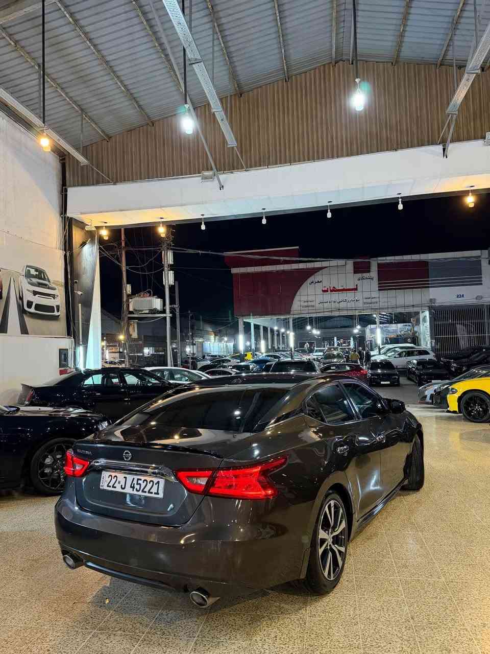 نيسان ماكزيما 2016 
مواصفات S
شاشه كبير 
لايتاد ليد
شاشه كبير كاميره 
تشغيل عن بعد
سياره جاملخ باب سبخ بدون داخل بجم وخلفي كپس
سياره حيل جديده گير محرك بشرت 
0750 082 95 31 
0750 441 28 31 
حندي واتساپ أربيل, العراق
