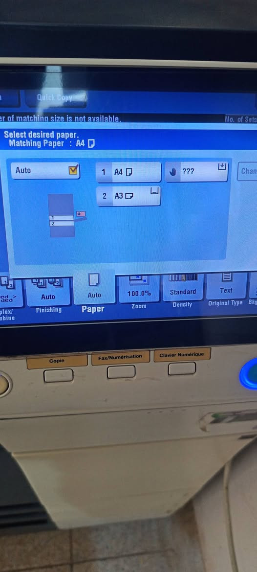 طابعة بزهاب 224e للبيع
طابعة بزهاب كونكا 224e للبيع
طبع فقط اسود وابيض
طبع ورق A4 وجهين
طبع ورق A3 وجهين
مدة الاستعمال سنة واحدة
لمعرفة التفاصيل يرجى المراسلة خاص
وفحص الجهاز قبل الشراء
لايوجد خدمة توصيل


**إذا كنت صاحب هذا الإعلان وتريد حذفه لأي سبب، رجاءا أرسل رسالة إلى الدعم الفني**