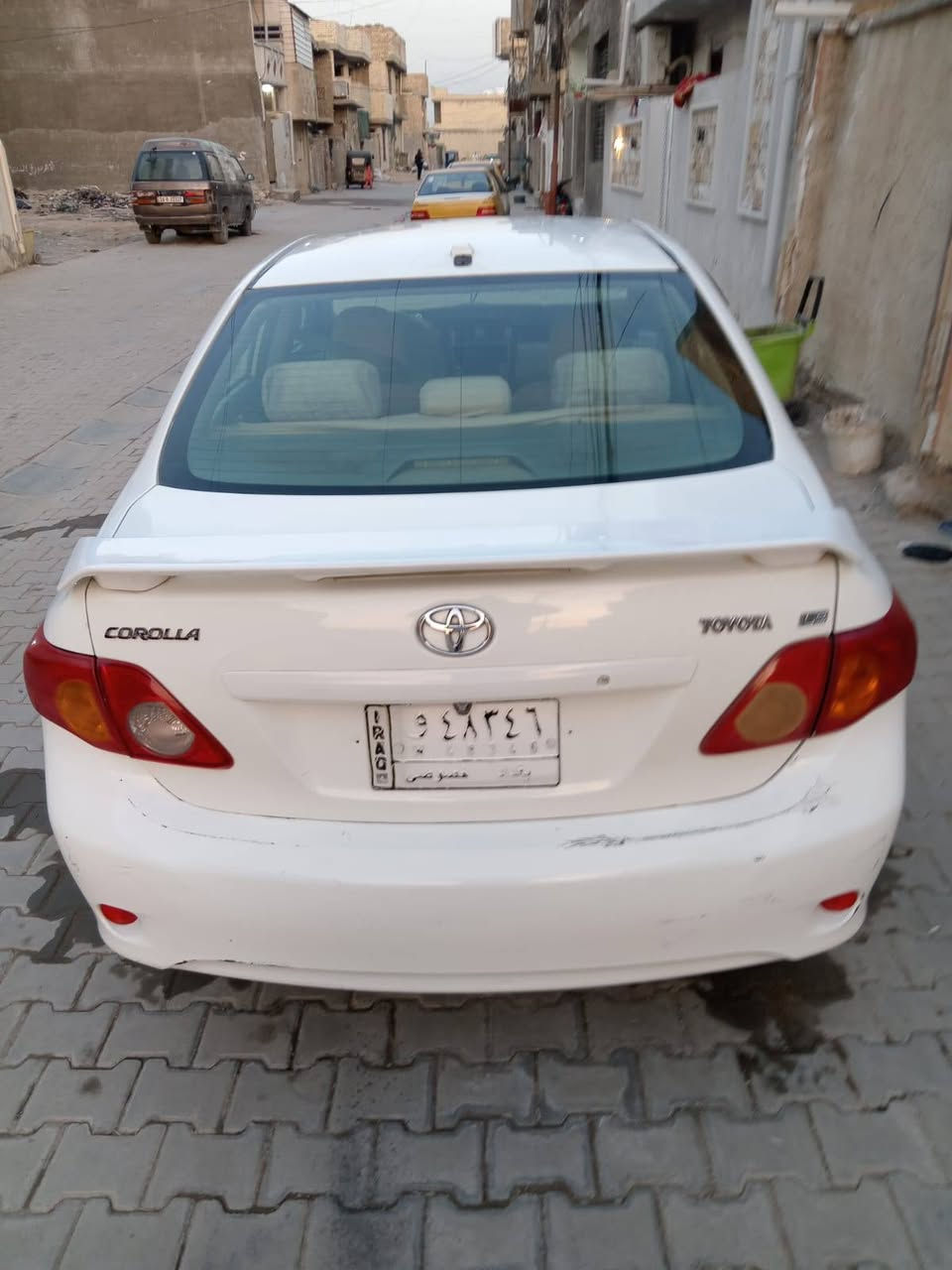 سلام عليكم كورلا موديل 2009 امريكي للبيع مكينه 1800 مصبوغه عام رقم بغداد بسمي مكانه بغداد الحرية
حداديه جديده تخم تايرات جديد امامي  تدفئه +تبريد شغال   رقم تلفون  (***********) سعره (102)وبيه مجال شي قليل
