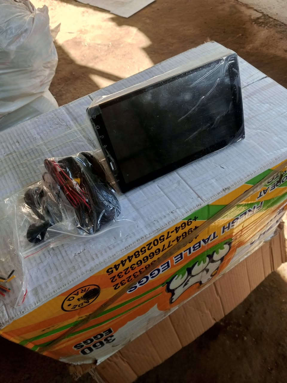 قطعتين شاشة سيارة جديدة نظام كار بلي 9 انج الظهر طابق واحد
سعرها 40 مكاني ساحة الخلاني ماعندي توصيل ***********
