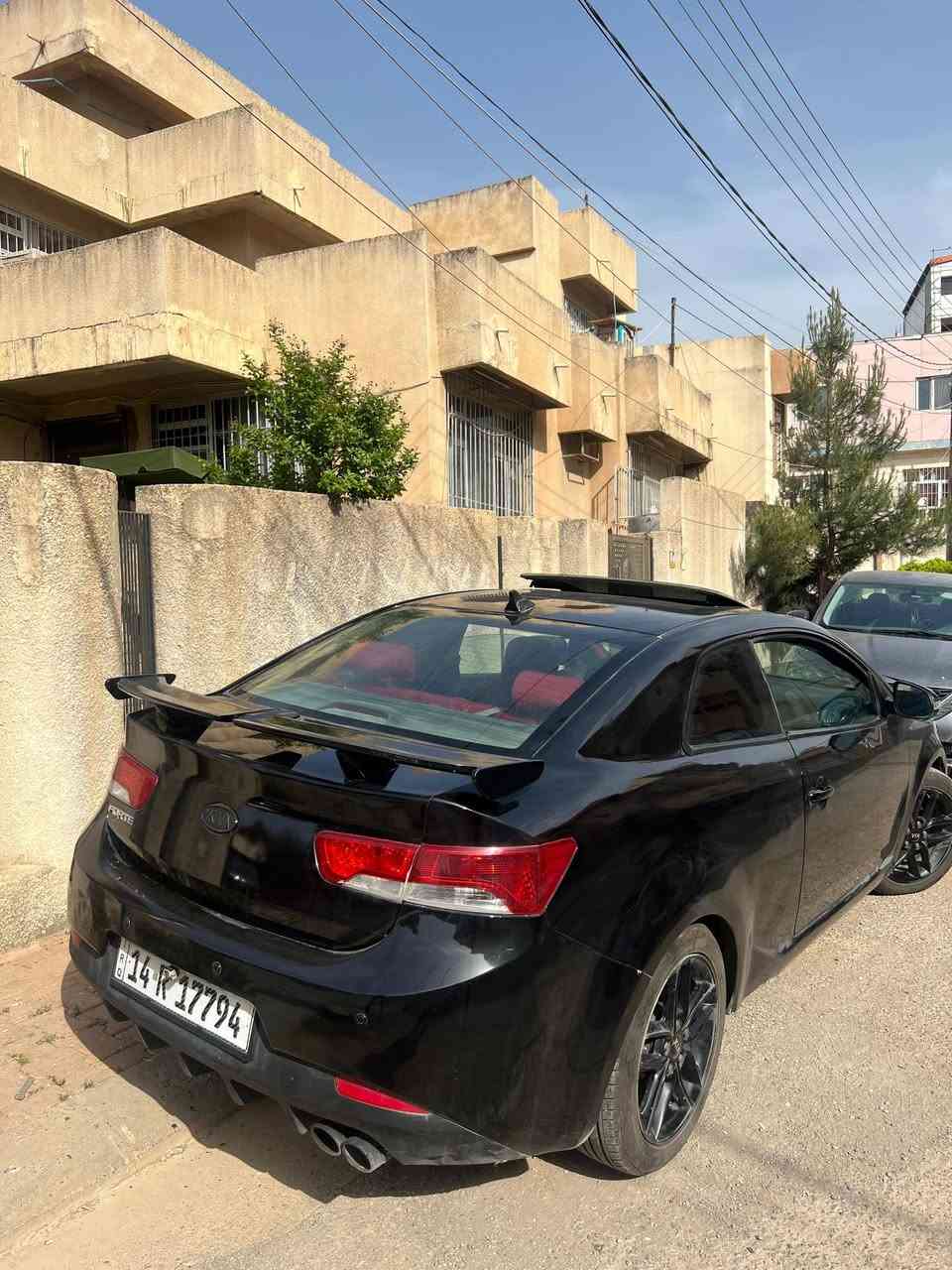 سلام عليكم شبابنه مكلف بنشر
كيا فورتي 2010صبغ عام جماليه لئن جان بيه جراد
سياره بصمه تشغيل عن بعد محرك 2000 دوش
تخم تاير حداديه تبريد كهربائيات كير مكنيه كل عيب مابيهن 
مكان سياره سليمانيه سنويه باسمي تاخذه مني تحول او وكاله مشروع وطني
*********** واتساب اتصال
75 $
