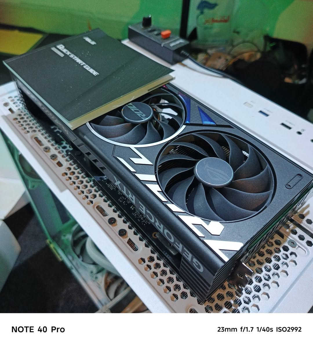 سلام عليكم جميعا سعر ٥٥٠ الف دينار عراقي قفل والروج معروف بقوت تبريده واداءه وتفاصيل وفحص عدي مقاطع البارحه مسويهن مكان نجف لا يوجد توصيل . 

RTX 4060 ROG STRIX 💪

***********
